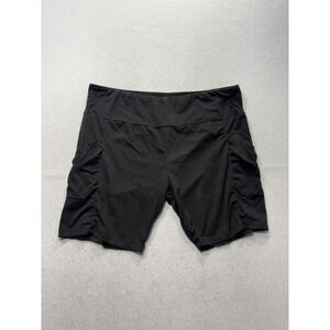 Classic Concepts Biker Shorts Womens 2XL Black 8.5 Inseam Pocket 2PK-JB1778P-HG